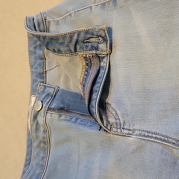 Free People Float on Flare Jeans Light Wash 26 Boho Western Rodeo High Waist - Picture 5 of 16